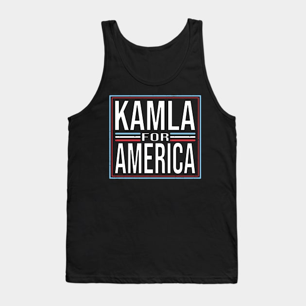 Kamala for America KAMALA HARRIS Tank Top by MzumO
